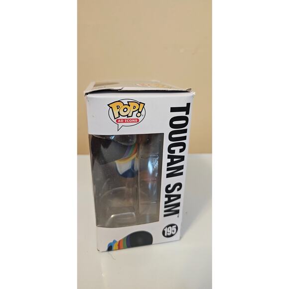 Funko Pop! Kellogg's Froot Loops Toucan Sam - Amazon Flocked #195 box damage - Picture 2 of 5